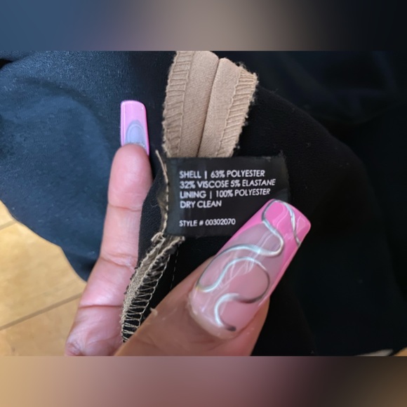 Club Monaco Beige and Black Mini Skirt - Picture 6 of 7